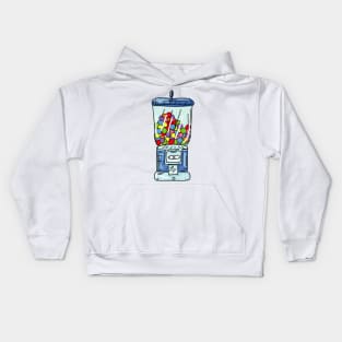 Retro Gumball Machine Kids Hoodie